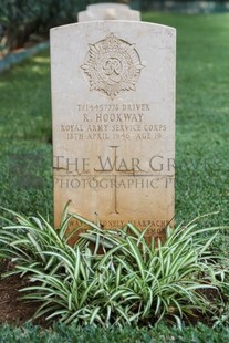 BEIRUT WAR CEMETERY - HOOKWAY, REGINALD